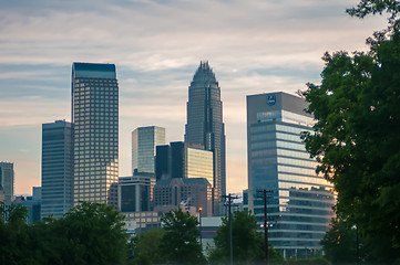 Image showing Uptown Charlotte, North Carolina Cityscape