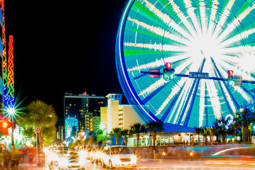 Image showing on the grand strand at myrtle beach