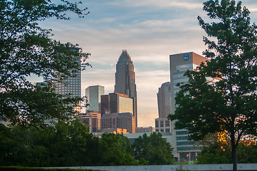 Image showing Uptown Charlotte, North Carolina Cityscape