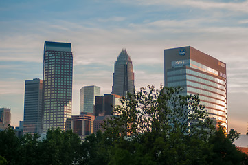 Image showing Uptown Charlotte, North Carolina Cityscape