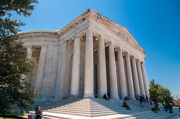 Image showing The Thomas Jefferson Memorial in the Washington DC