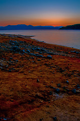 Image showing Lake Jocassee sunrise