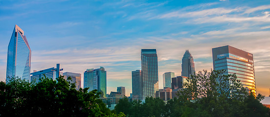 Image showing Uptown Charlotte, North Carolina Cityscape