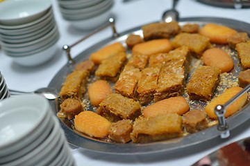 Image showing buffet food