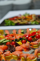 Image showing buffet food