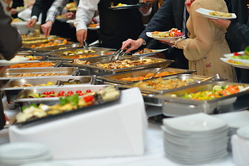 Image showing buffet food