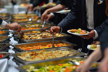 Image showing buffet food