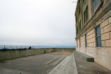 Image showing Exercise yard at Alcatraz