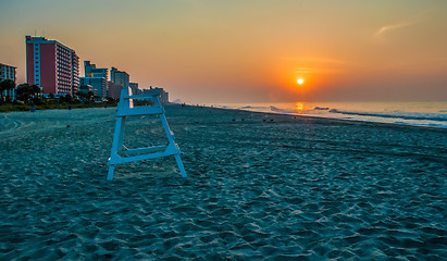 Image showing morning at  Myrtle Beach South Carolina