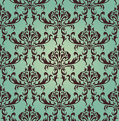 Image showing Damask seamless 