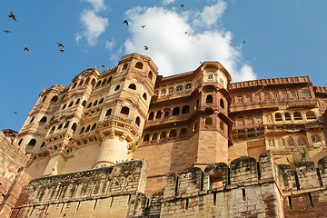 Image showing Mehrangarh fortress in Jodhpur, Rajasthan, India