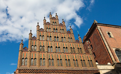 Image showing Altes Rathaus (old town hall) in the center of Hannover, Germany.