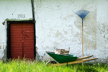 Image showing Vintage garden equipment