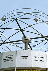 Image showing Worldtime Clock in Berlin