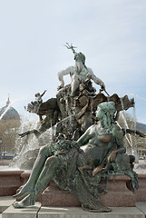 Image showing Neptune Fountain in Berlin