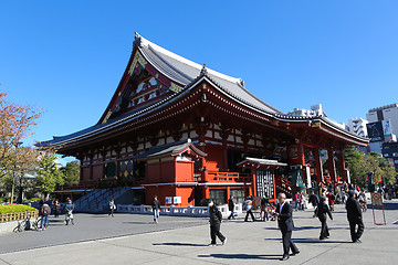 Image showing Sensoji temple in Asakusa, Tokyo