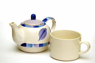 Image showing Kettle and a cup