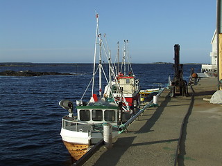 Image showing fishboats