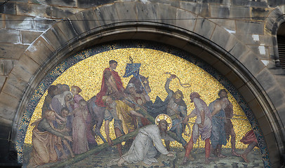 Image showing Jesus on the Via Dolorosa