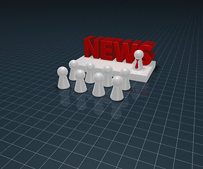 Image showing news speaker