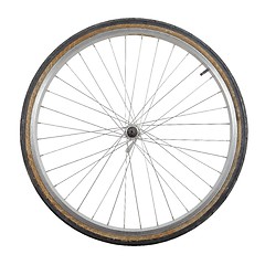 Image showing Bicycle wheel