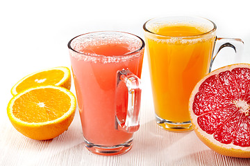 Image showing Freshly squeezed juice