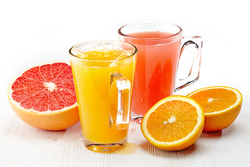 Image showing Freshly squeezed juice