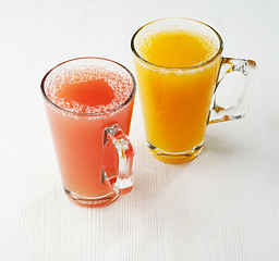 Image showing Freshly squeezed juice