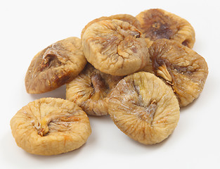 Image showing Pile of dried figs