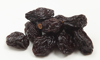 Image showing Pile of prunes closeup