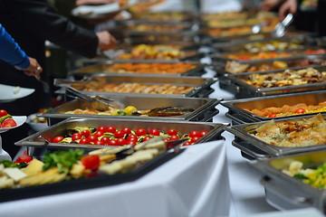 Image showing buffet food