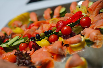 Image showing buffet food