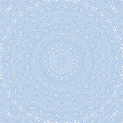 Image showing Abstract blue pattern on white