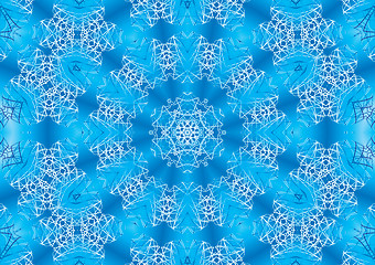 Image showing Blue abstract background