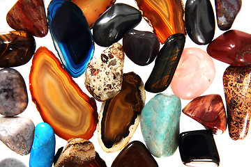 Image showing luxury color gems as background