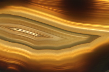 Image showing brown agate gem background (macro, detail) 