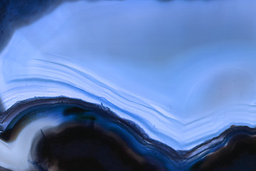 Image showing blue agate gem background (macro, detail)