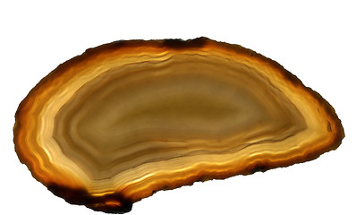 Image showing agate gem isolated 