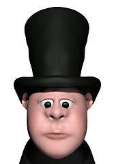 Image showing big black hat