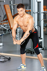 Image showing Man at the gym