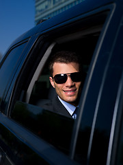 Image showing Outdoor Businessman
