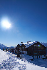 Image showing Panorama of Italian Dolomites