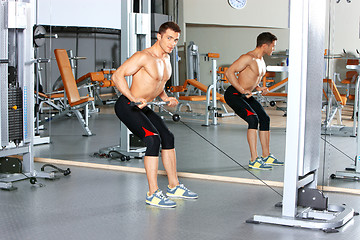 Image showing Man at the gym