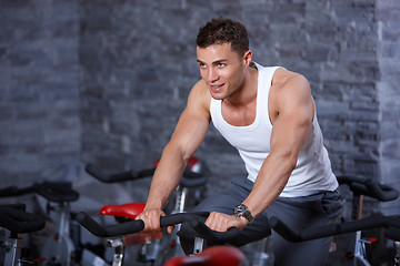 Image showing Man at the gym