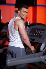 Image showing Man at the gym