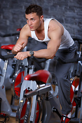 Image showing Man at the gym