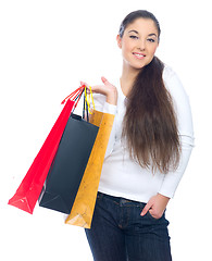 Image showing Shopping Girl