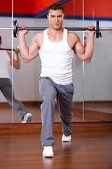 Image showing Man at the gym