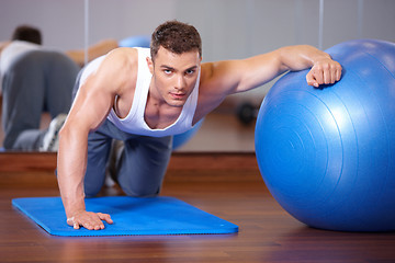 Image showing Man at the gym