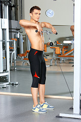 Image showing Man at the gym